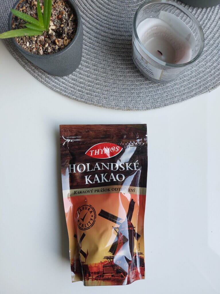 A bag of cocoa powder