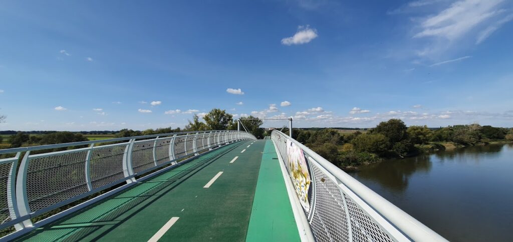 A cycling bridge
