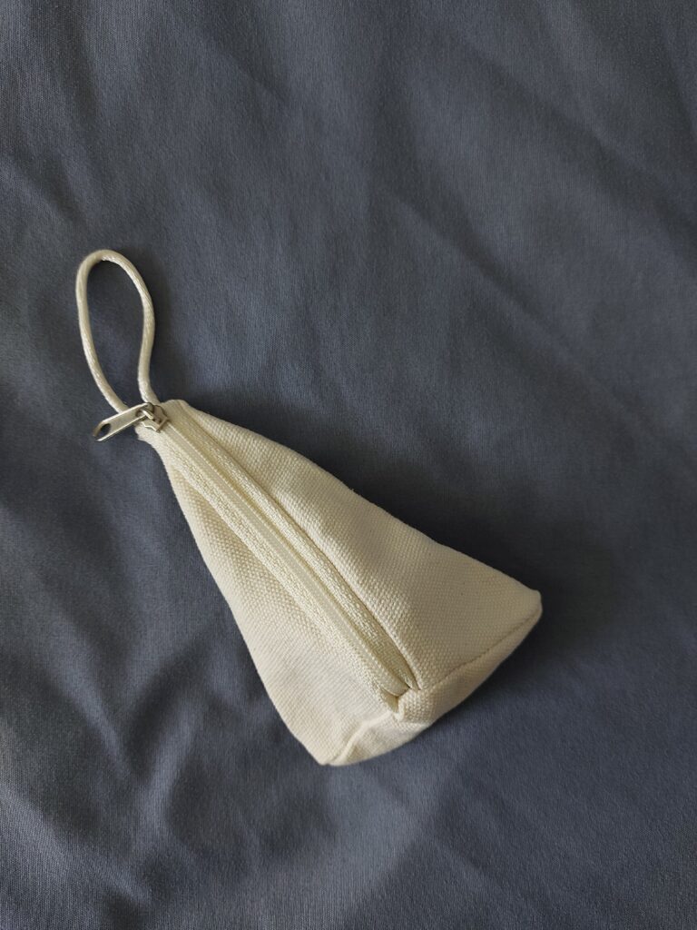 A white pouch