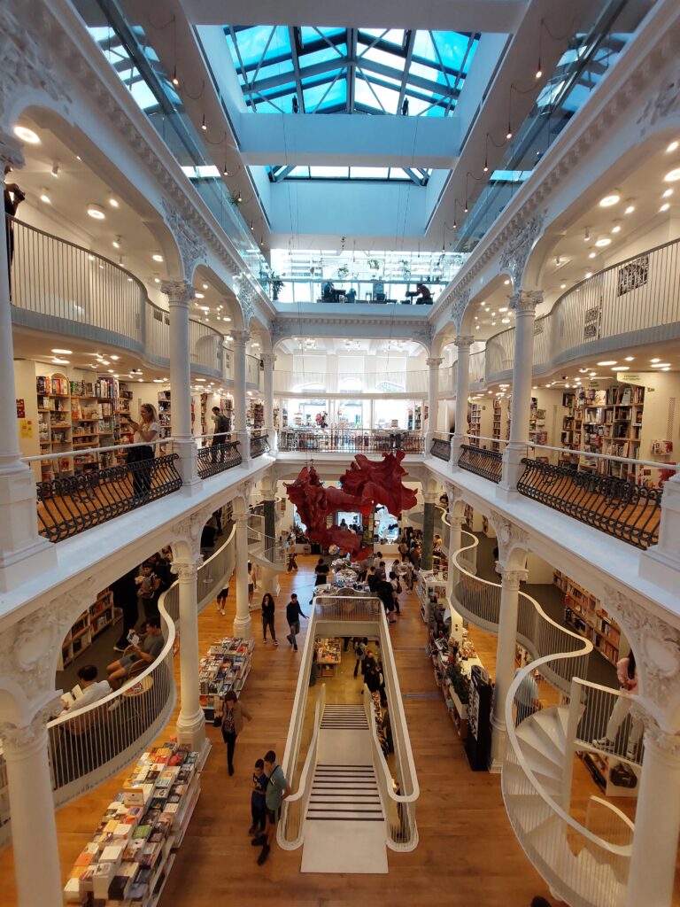 An aesthetic bookstore