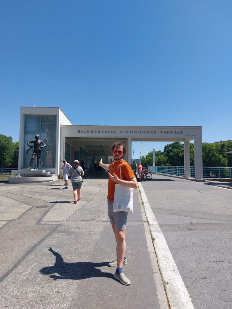 Can You Drink Tap Water in Slovakia? Yes — But Here’s What You Need to Know 6 Daniel posing in front of an entrance to a covered bridge