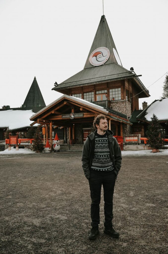 Daniel in Santa Claus Village