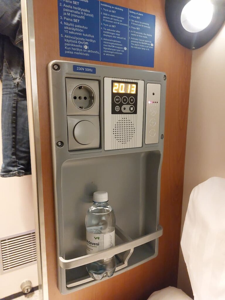 Santa Claus Express Train: The Ultimate Guide 21 Control panel on a side of a bed