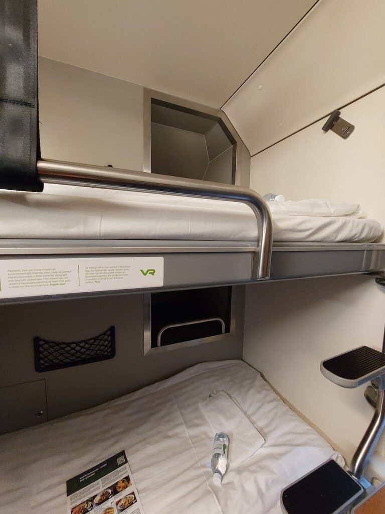 Santa Claus Express Train: The Ultimate Guide 17 Bunk beds with storage space on the Santa Claus Express train