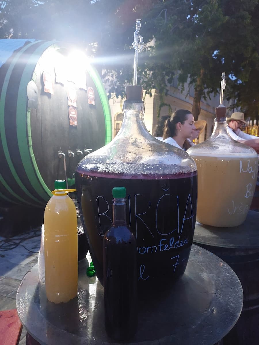 5 Best Cities to Visit from Bratislava—Easy Guide 21 Burciak wine at the fair in Trnava