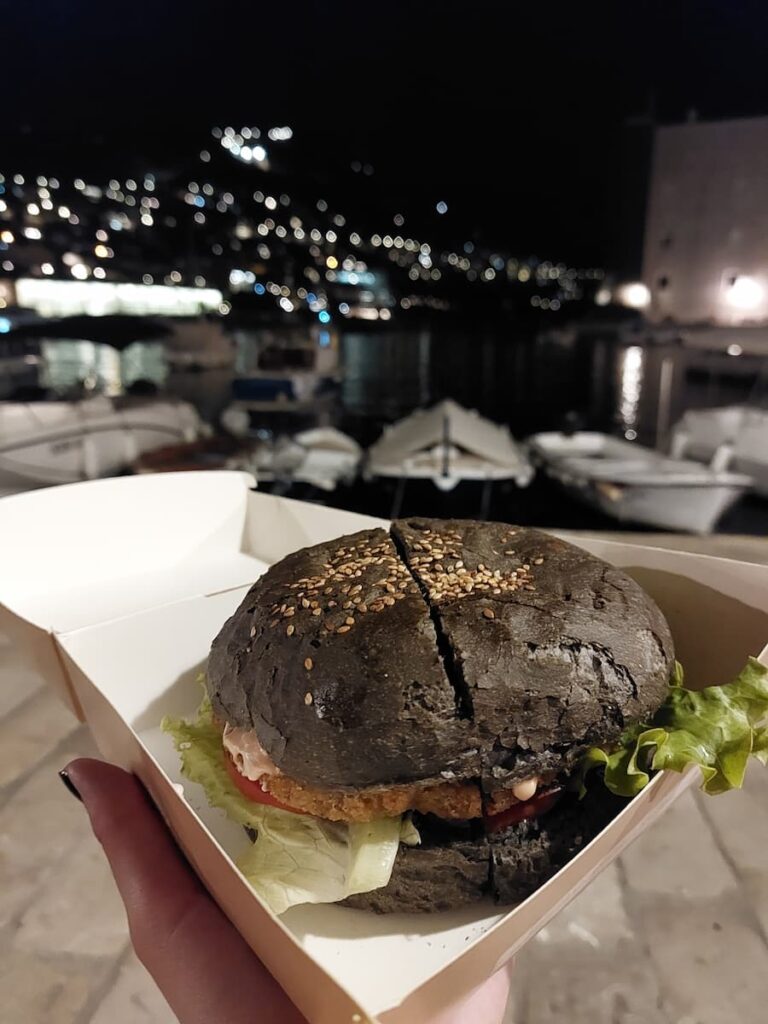 Burger from Barba in Dubrovnik