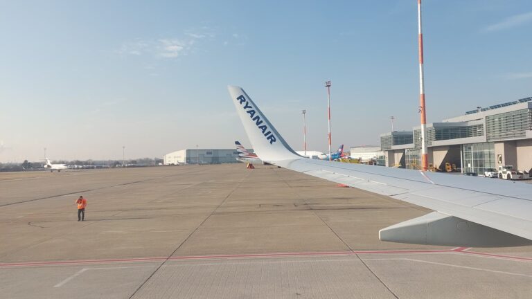 Ryanair plane at Bratislava airport