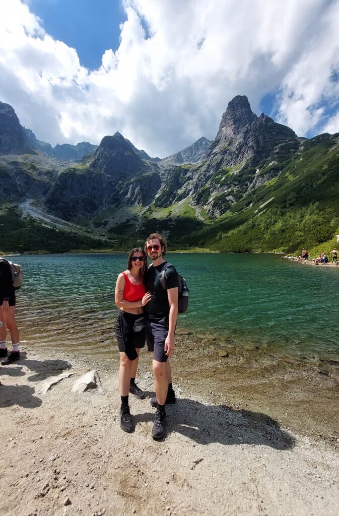 Mirka and Daniel at the Green Lake in the High Tatras mountains