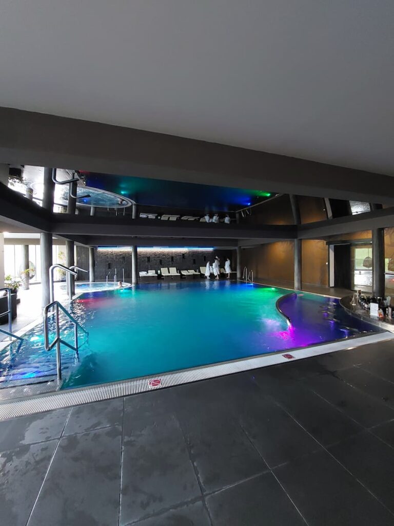Enchanted…ish: Our Shockingly Bad 4 Star Hotel Stay in Slovakia 8 Almost empty hotel swimming pool