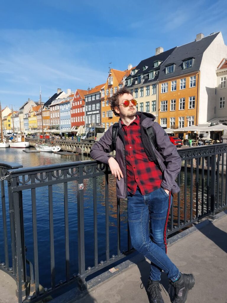 Daniel in Nyhavn, Copenhagen
