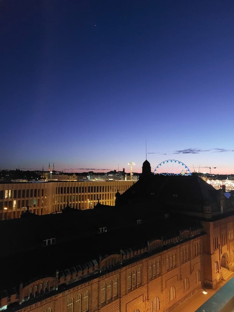 Helsinki at night