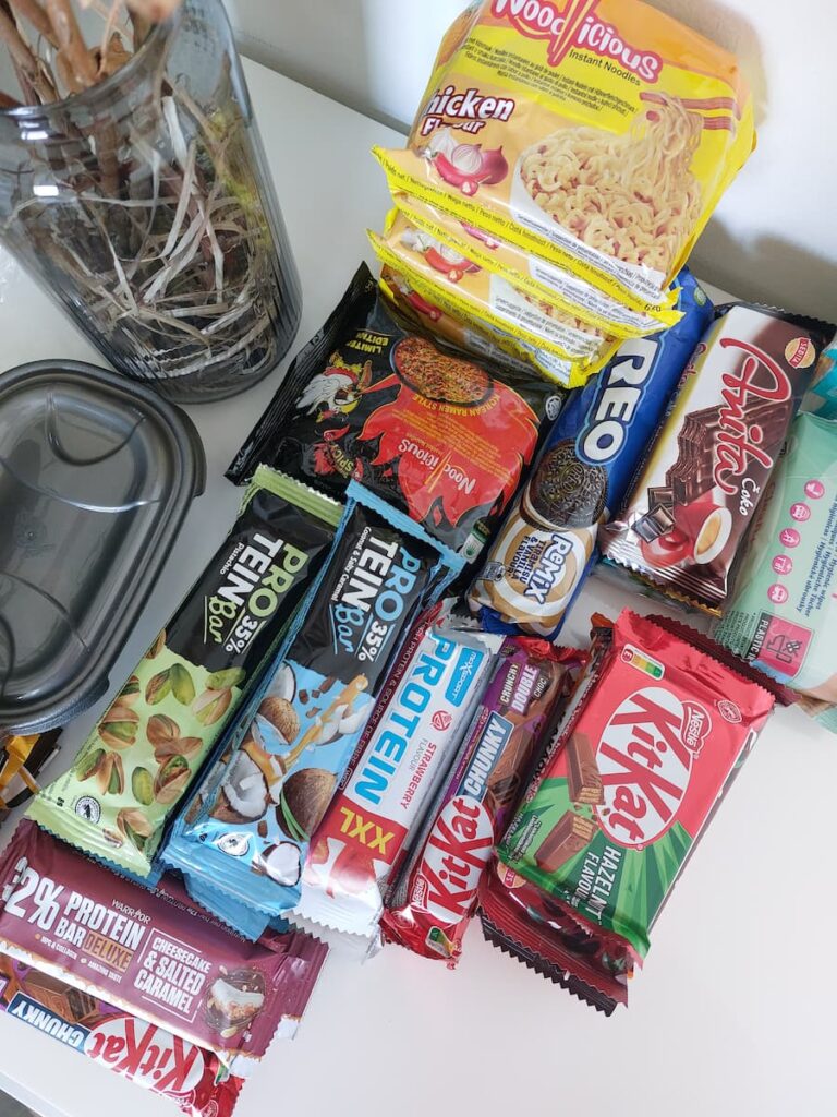 Instant noodles, protein bars and sweet snacks as essentials to pack for Lapland
