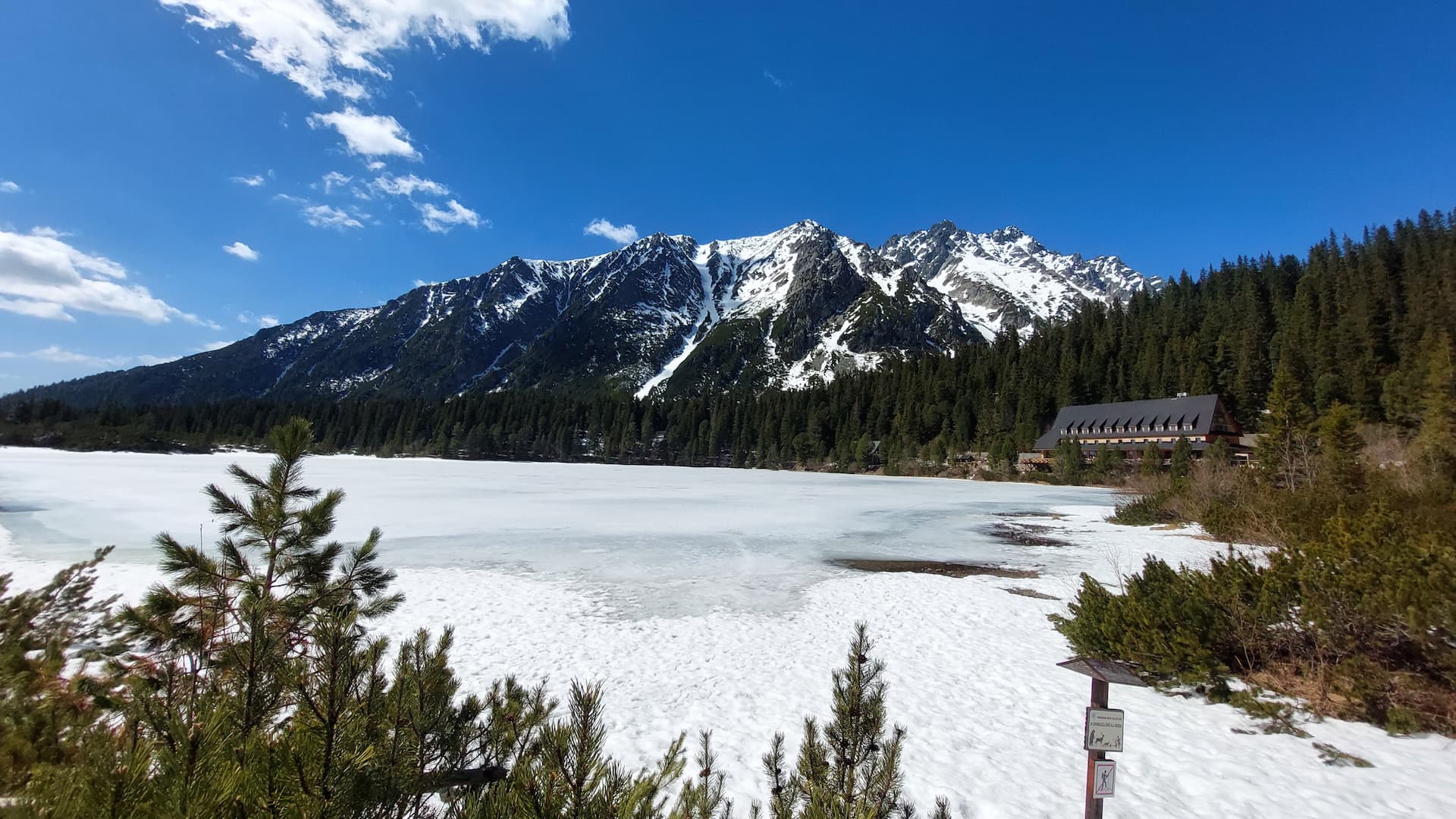 Popradske Pleso and Mountain Hotel