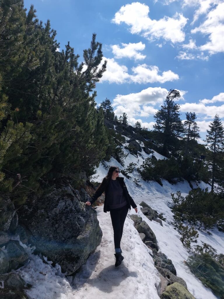 Mirka at Popradske Pleso