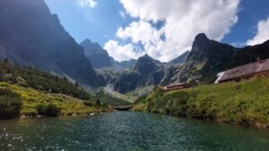 Zelene Pleso in the summer