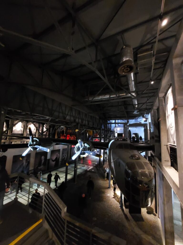 Plane inside Warsaw Uprising Museum