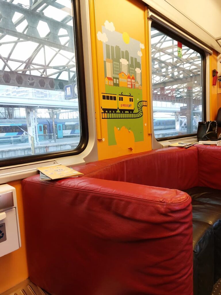 Kids compartment on a RegioJet train