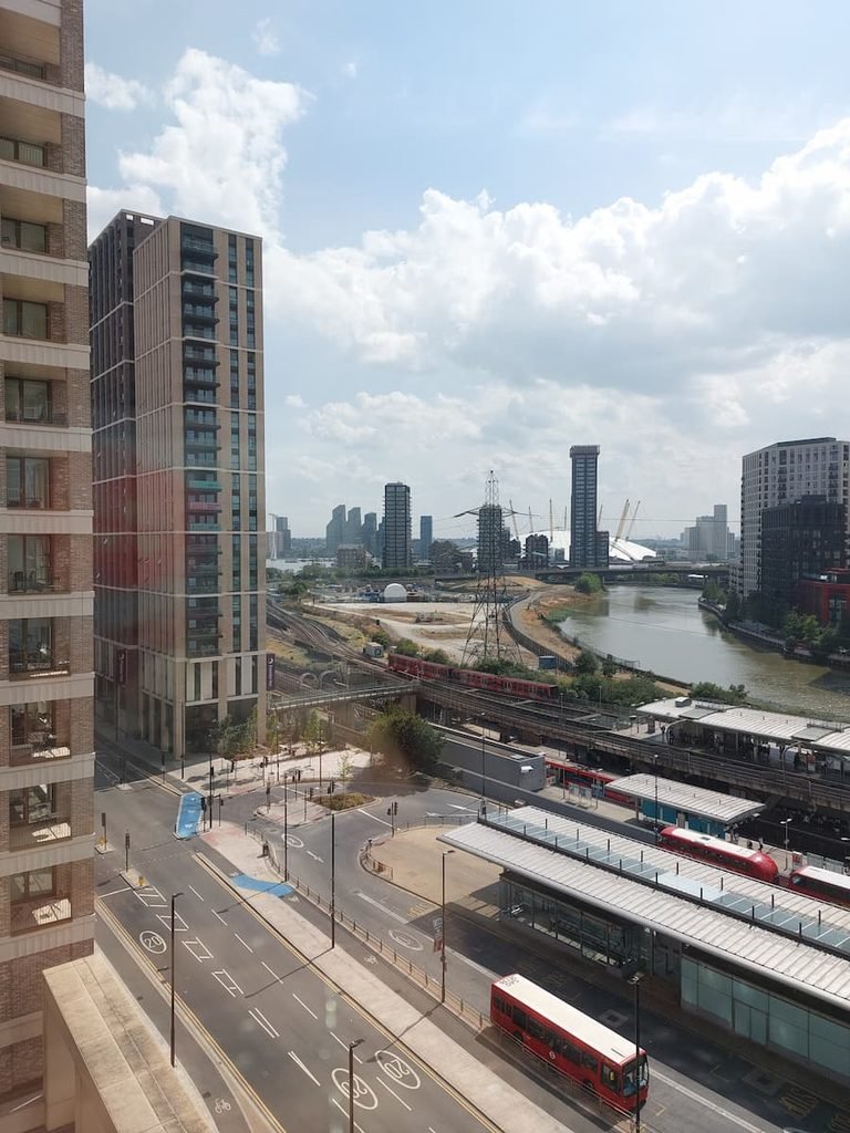 View from ibis Canning Town hotel room