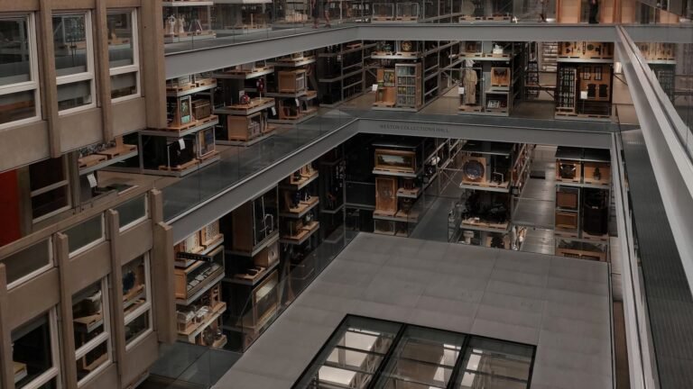 Main hall of V&A Storehouse in London