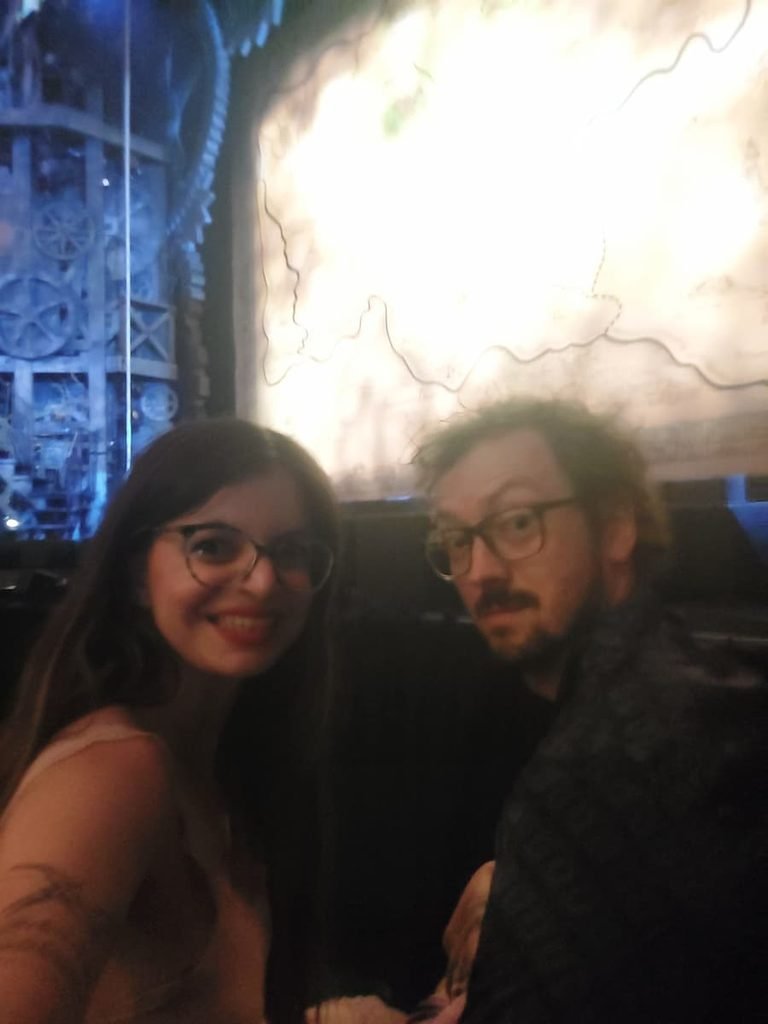 Cheap Front Row Wicked London Tickets: Was It Worth It? 1 Mirka and Daniel at the front row of Wicked in London
