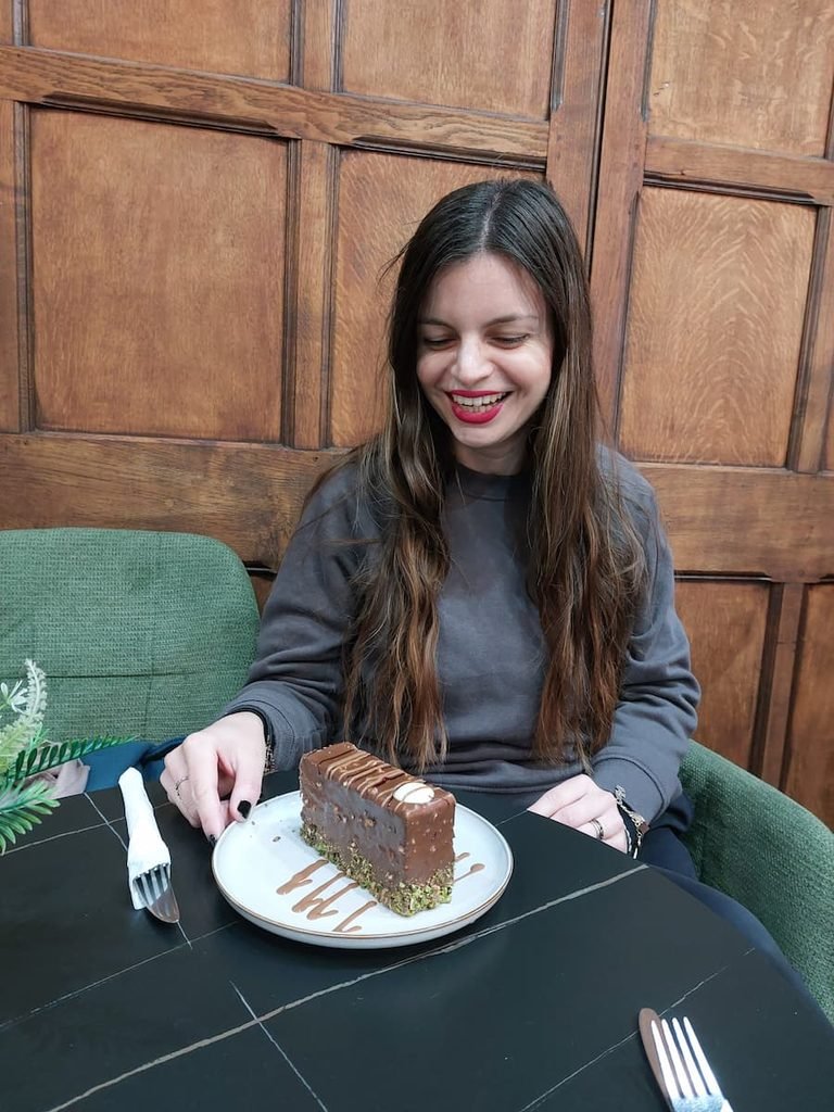 Big slice of cake