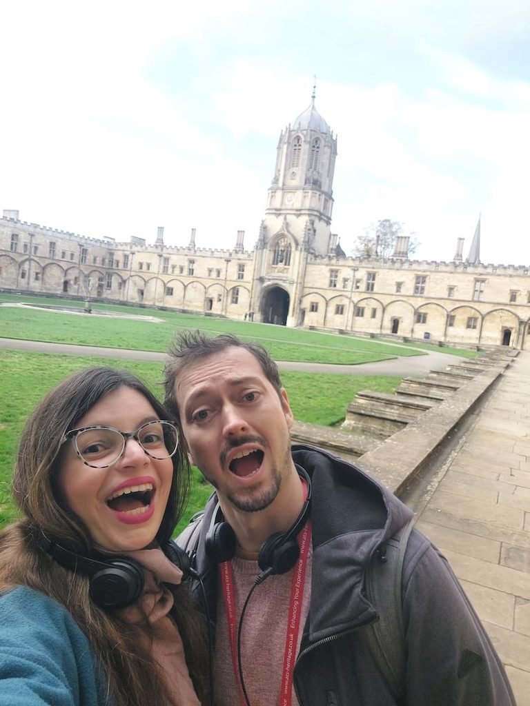 Mirka and Daniel in Christ Church College