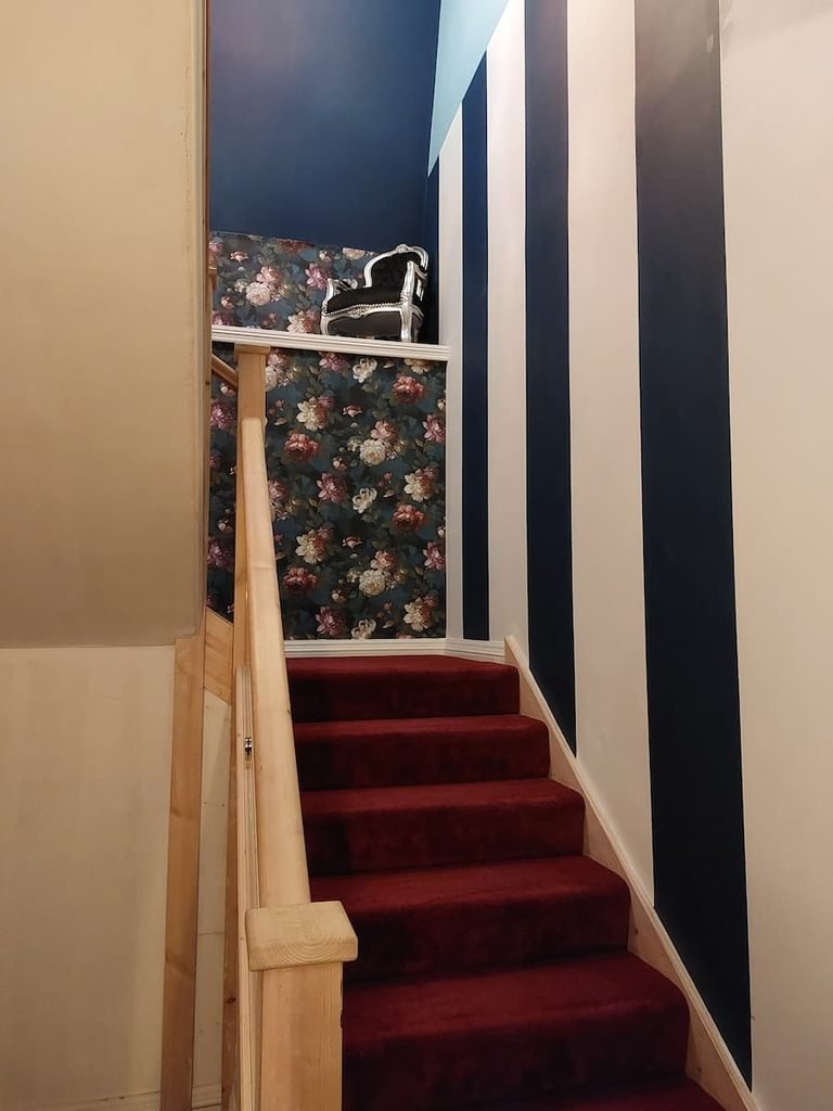 Staircase at The Mad Hatter guesthouse