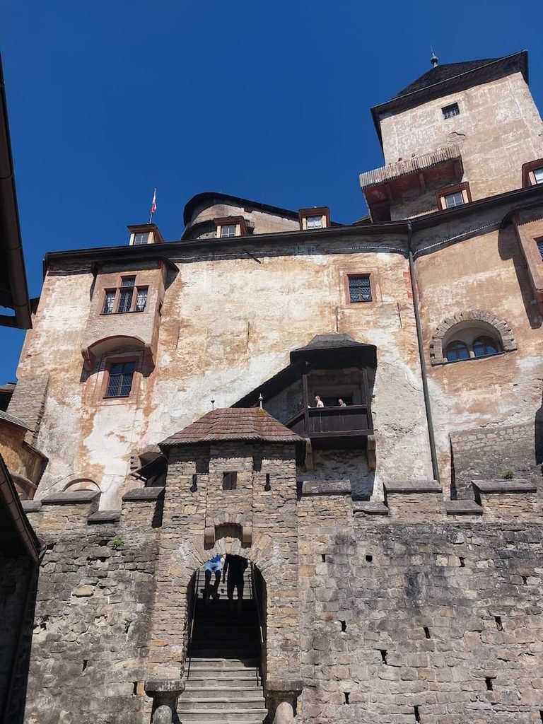Upper parts of Orava Castle