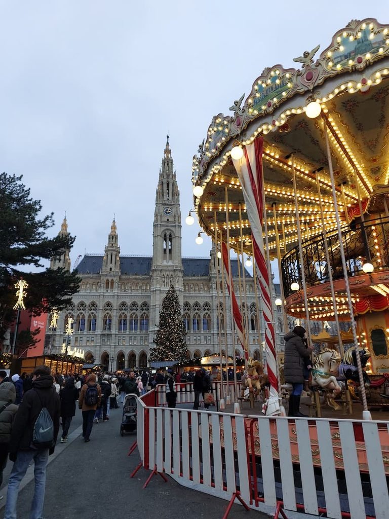 Vienna Christmas Markets from Bratislava: Insider Tips 1 Rathaus Christmas market in Vienna