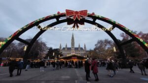 Rathaus Christmas market in Vienna